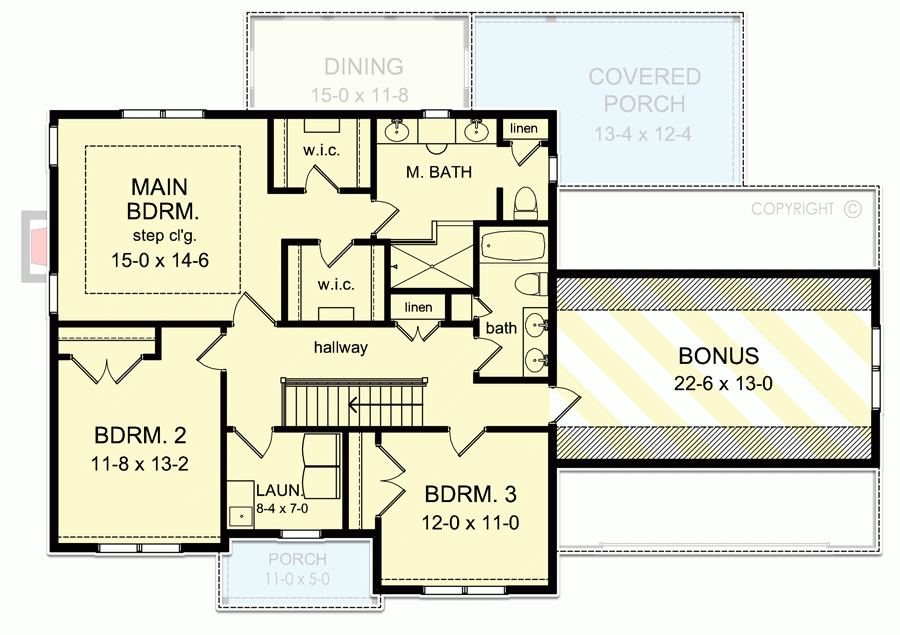 2400 Sq Ft Modern Farmhouse Plan With 3 Bedrooms And A Rear Facing 