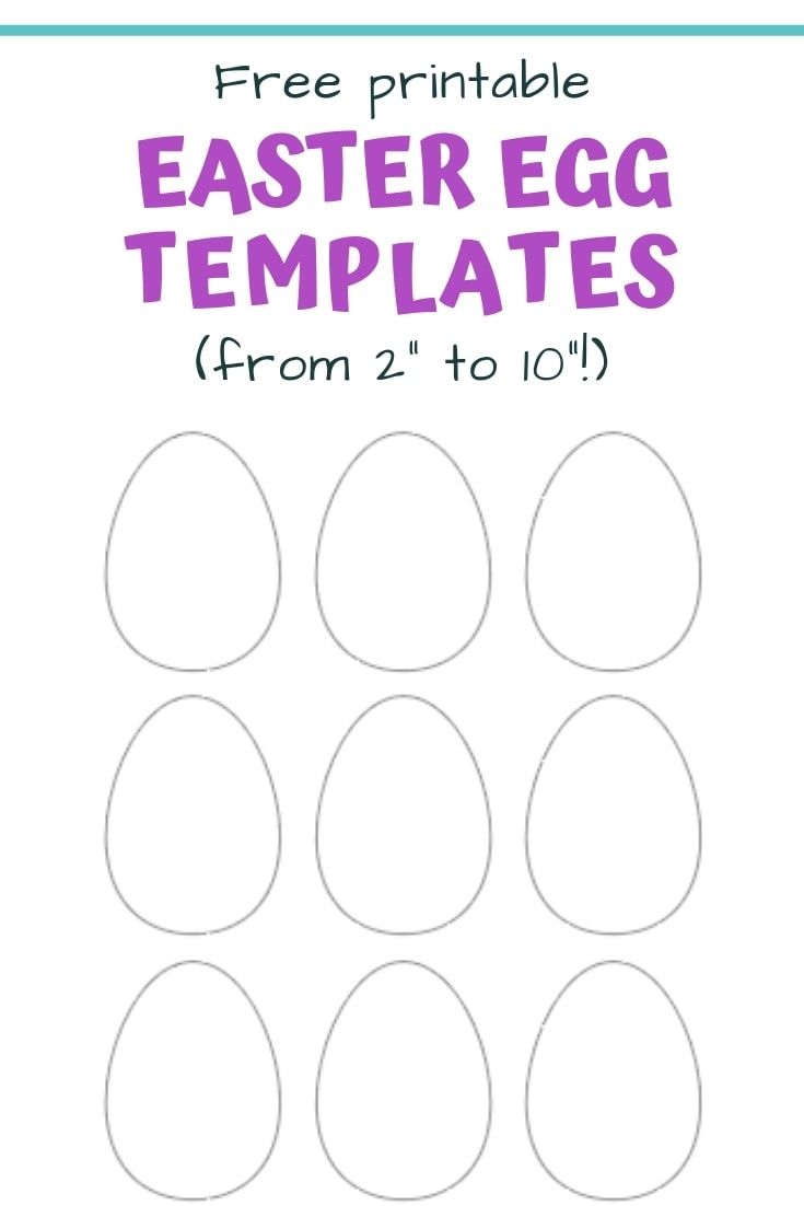 25 Free Printable Easter Egg Templates Easter Egg Coloring Pages 