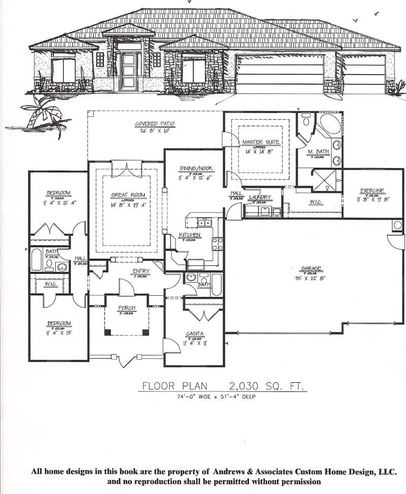 2500 Square Foot House Plans One Story House Plans