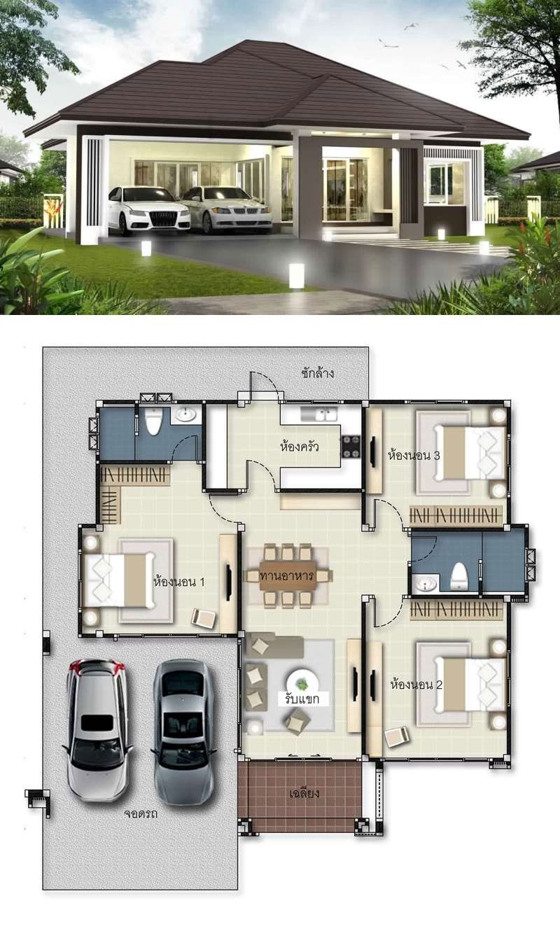 3 Bedroom Modern House Plans You 39 ll Love House Plans