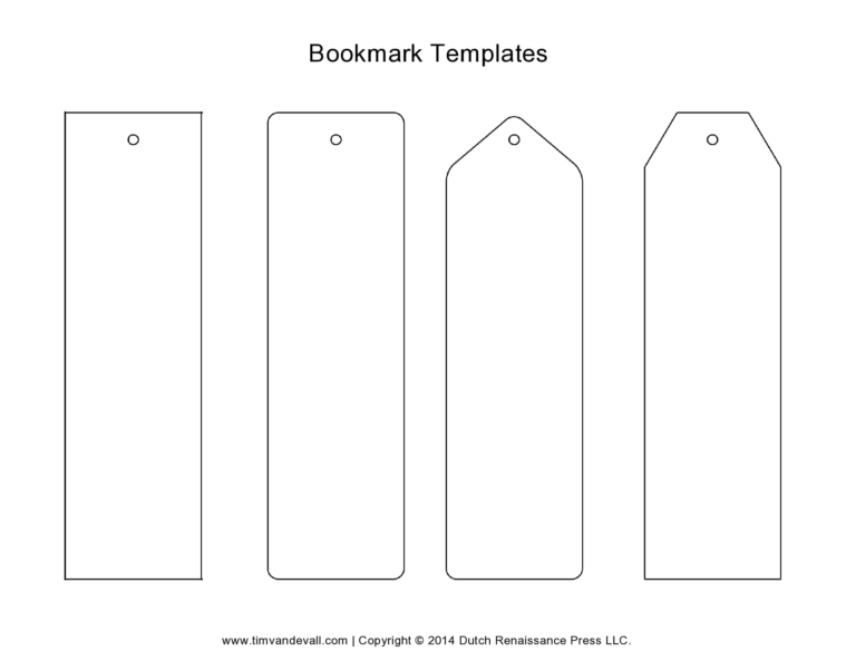 30 Free Bookmark Templates Word PDF TemplateArchive Free 