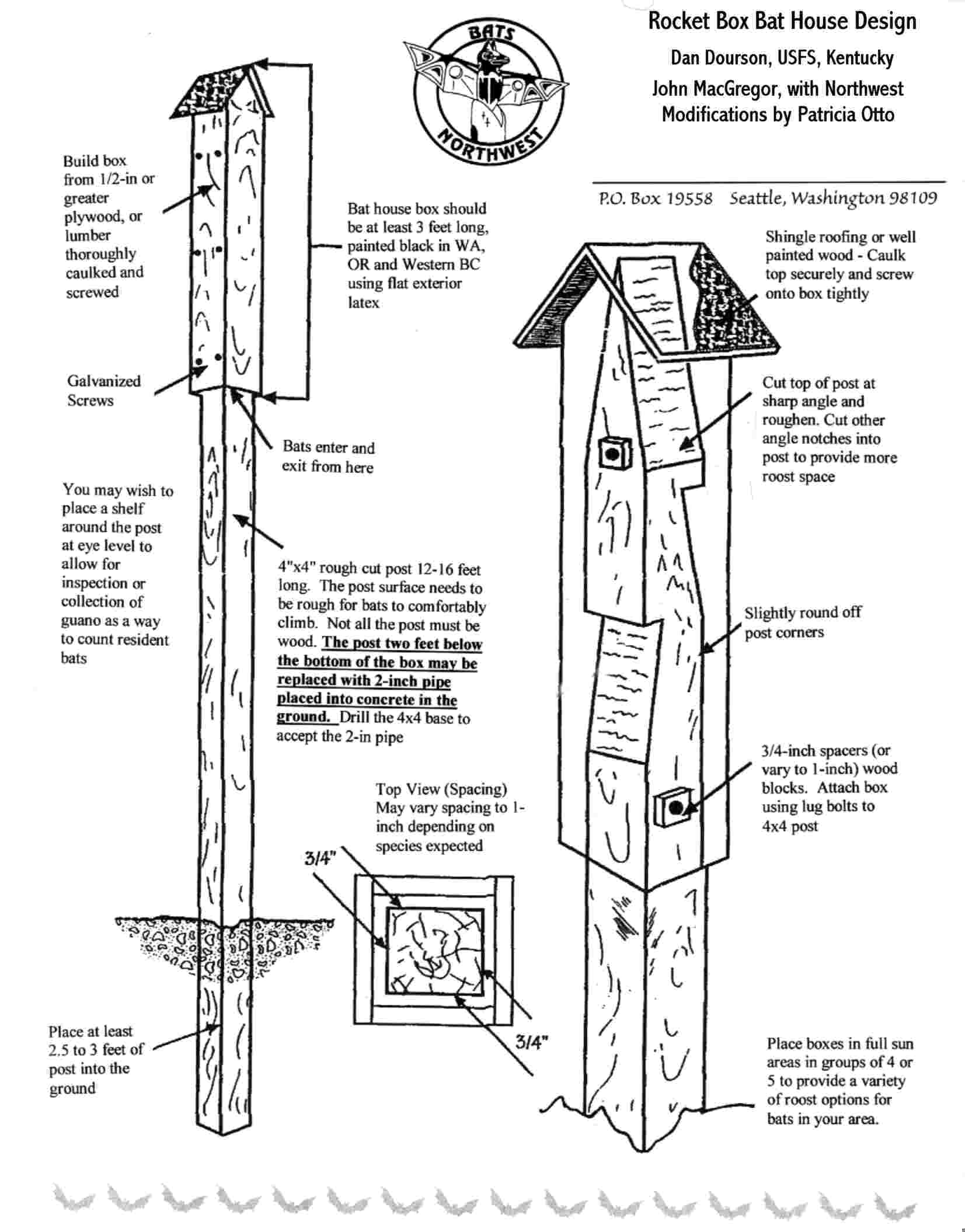 37 Free DIY Bat House Plans That Will Attract The Natural Pest Control 37 Free DIY Bat House Plans That Will Attract The Natural Pest Control
