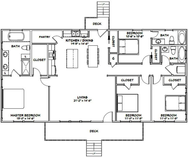 4 Bedroom 3 Bathroom House Plans A Comprehensive Guide House Plans