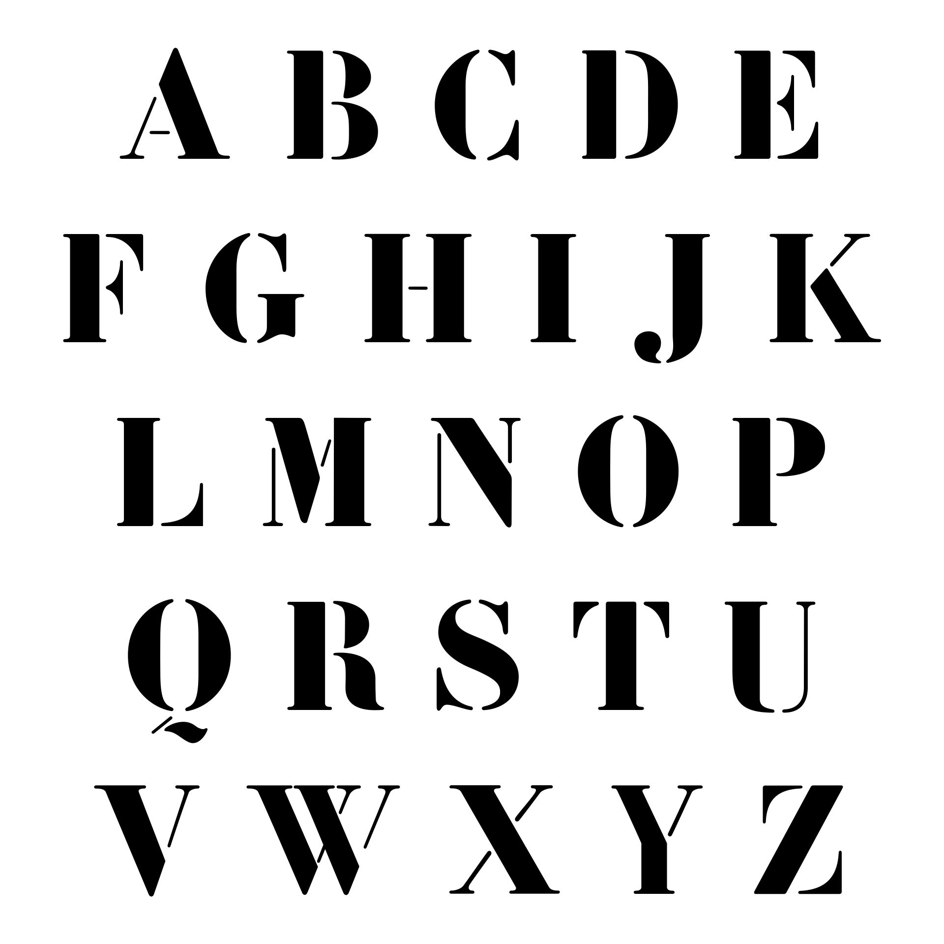 5 Inch Letters A Z 10 Free PDF Printables Printablee