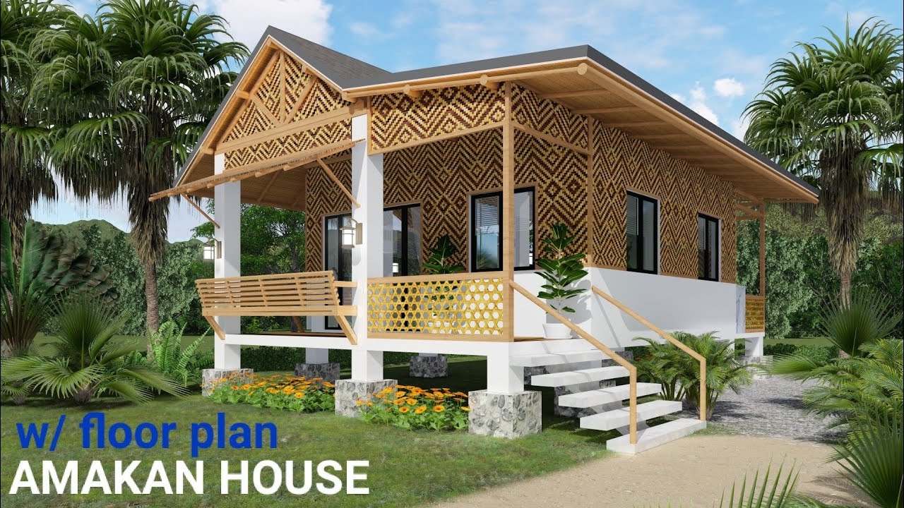 53 SQM 580 SQFT SIMPLE SMALL HOUSE DESIGN With FLOOR PLAN BAMBOO 53 SQM 580 SQFT SIMPLE SMALL HOUSE DESIGN With FLOOR PLAN BAMBOO