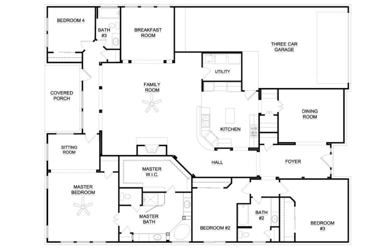 6 Bedroom One Story House Plans House Plans