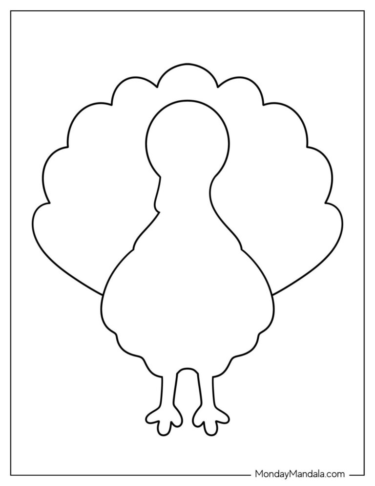 62 Turkey Templates Free PDF Printables 