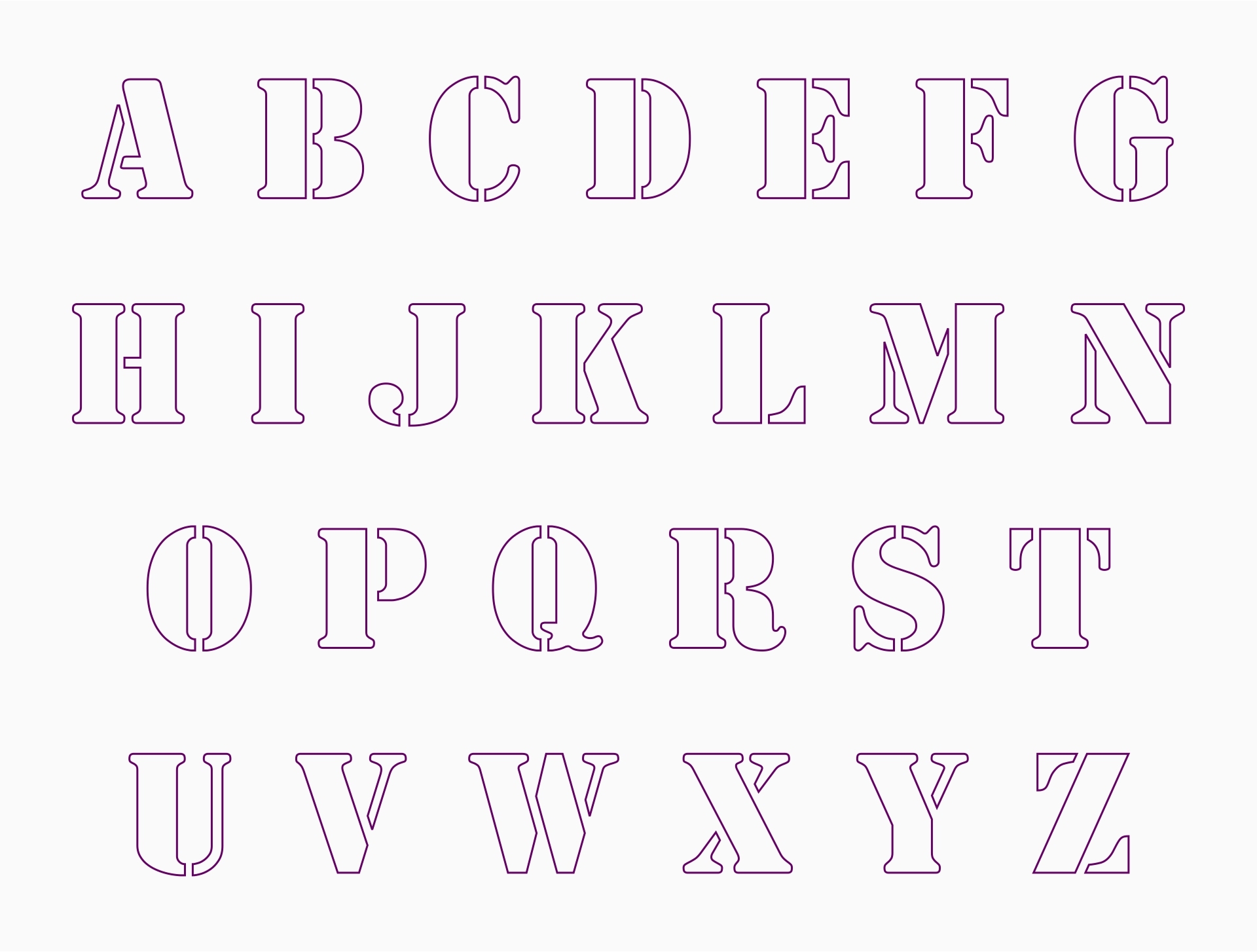 9 Best Images Of Free Printable Fancy Alphabet Letters Templates Free 