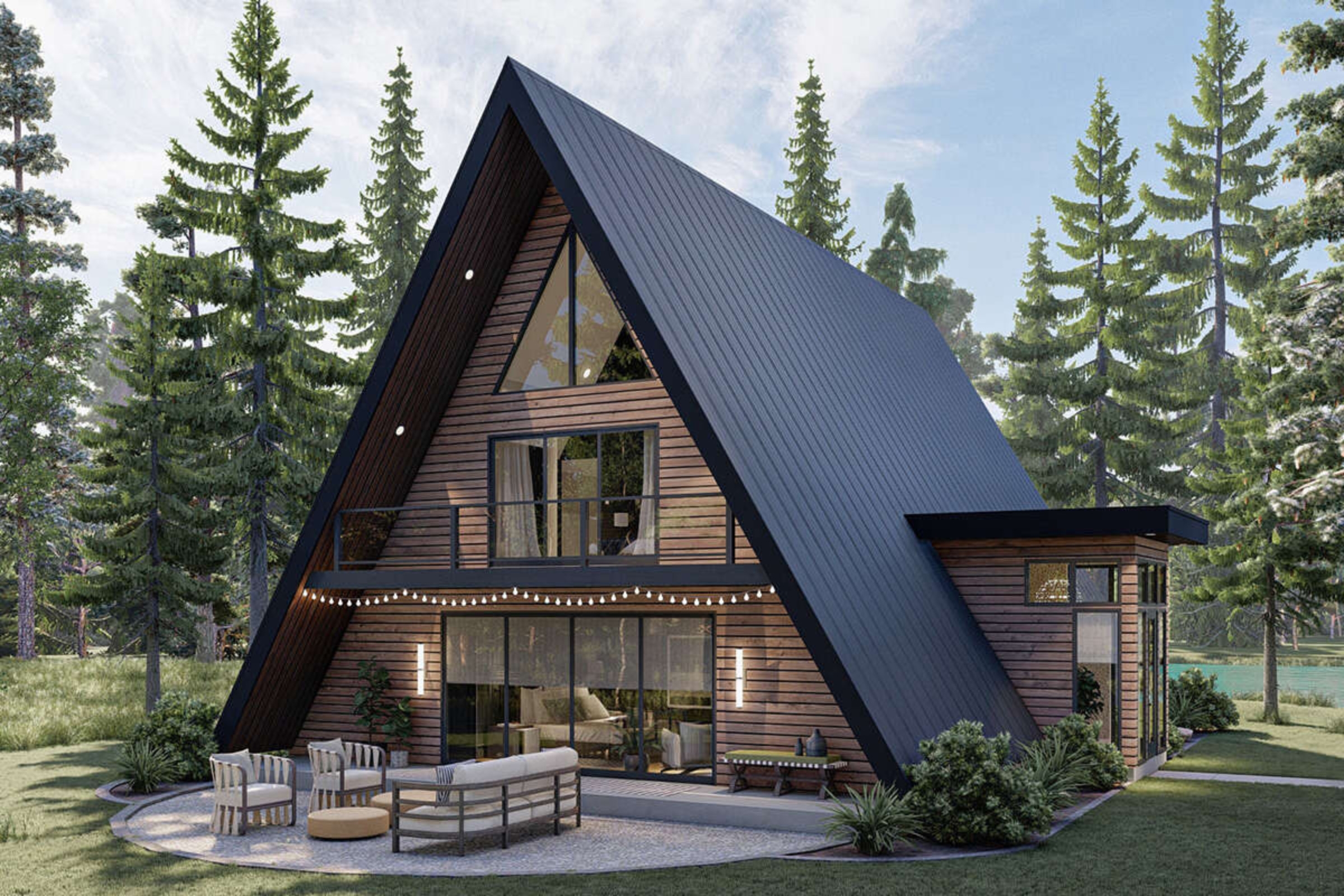 A Frame House Plans Small Cabins Modern Luxury Designs