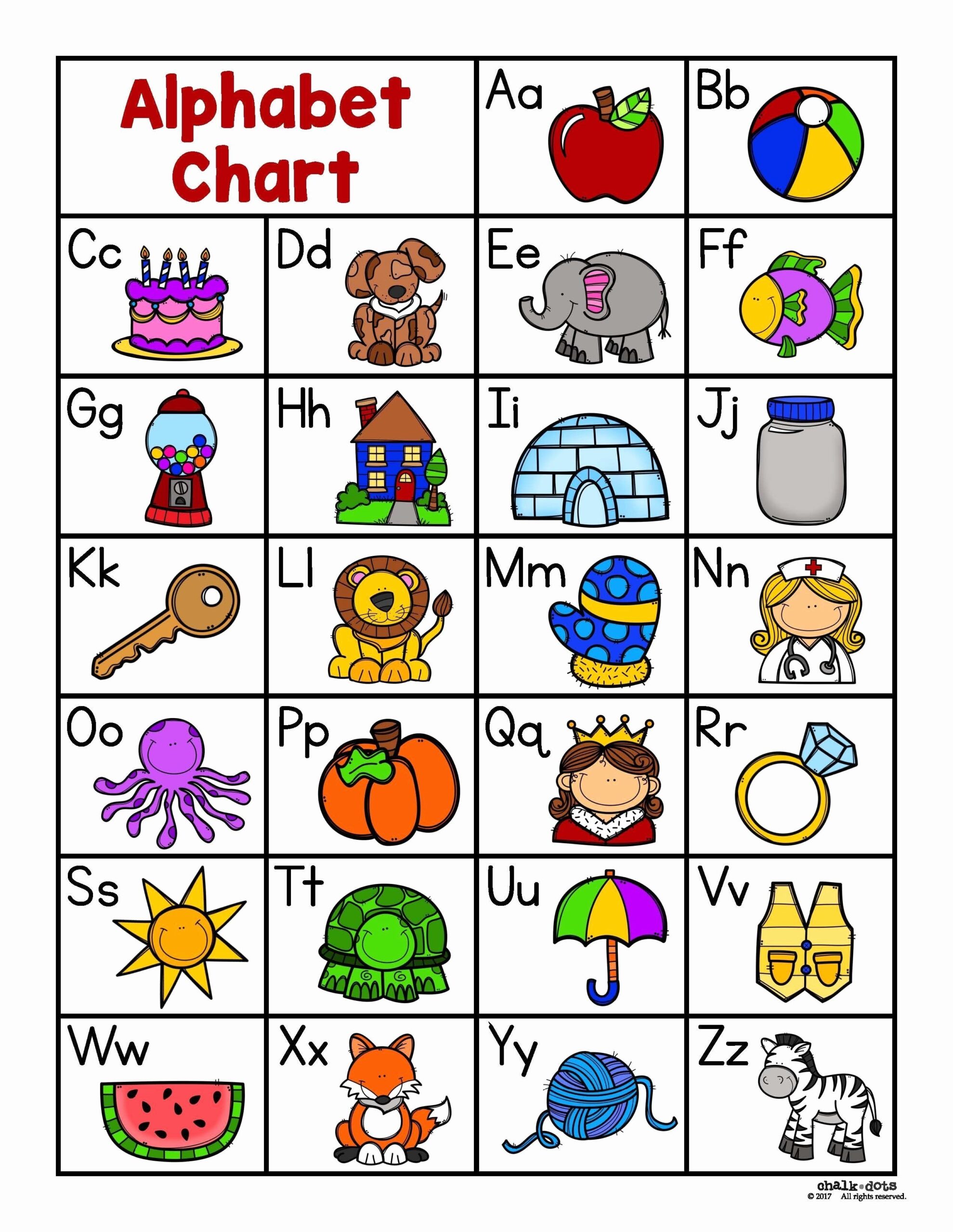 Alphabet Chart Free Printable Alphabet Chart Free Printable