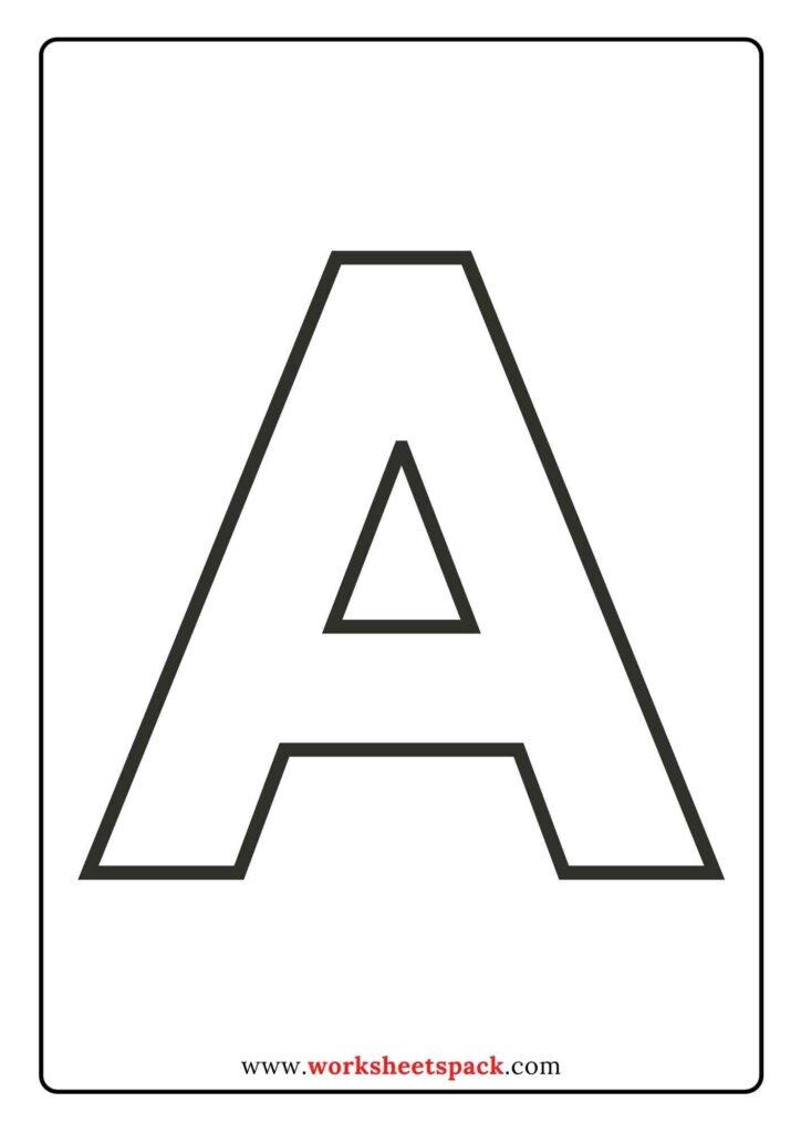 Alphabet Letters Printable Templates