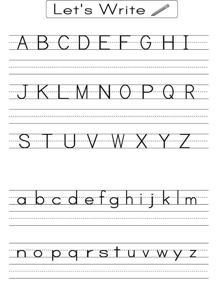 Alphabet Printable Worksheets