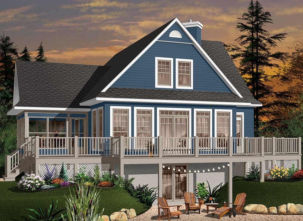 Amazing Lakefront Cottage Plans