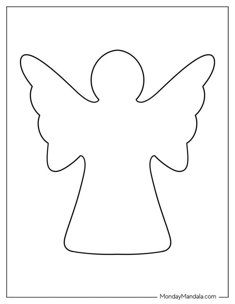 Angel Template Printable Printable New Year Banners
