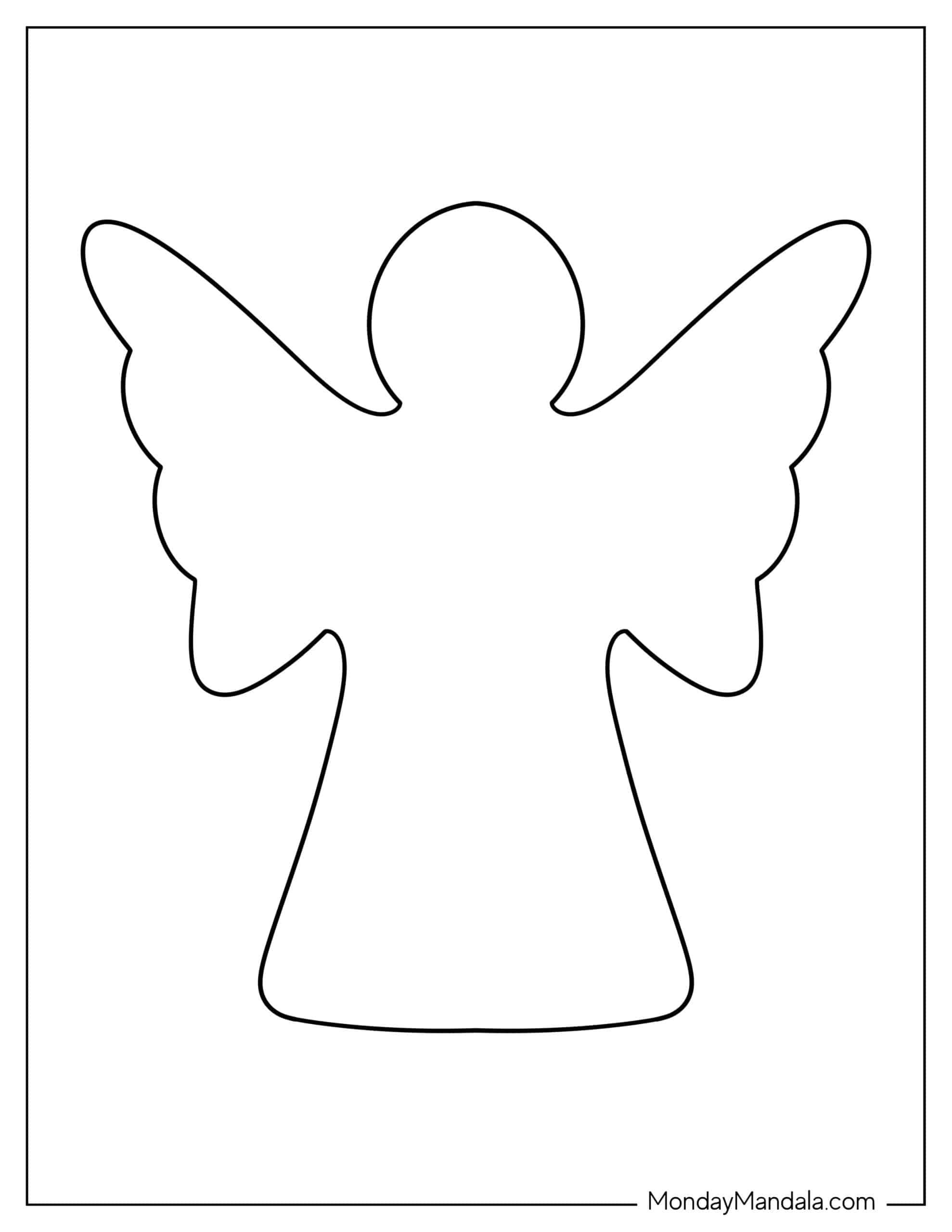 Angel Template Printable Printable New Year Banners