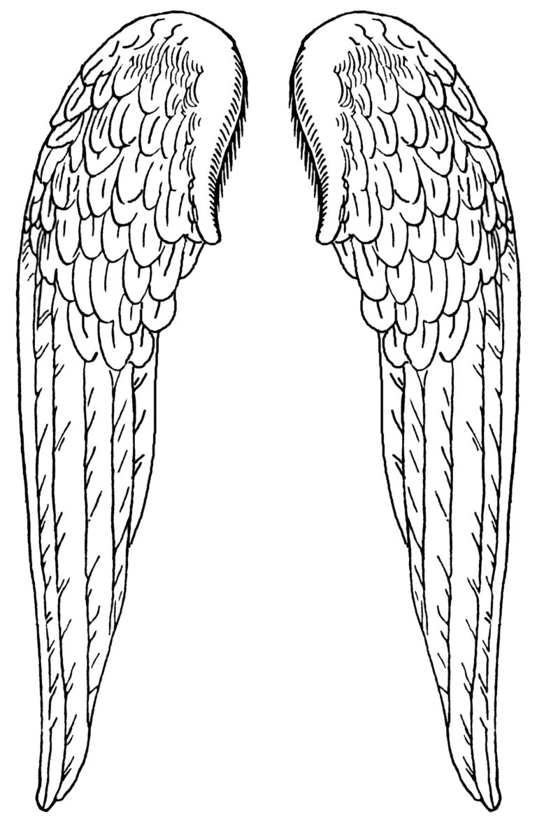 Angel Wing Templates Printable