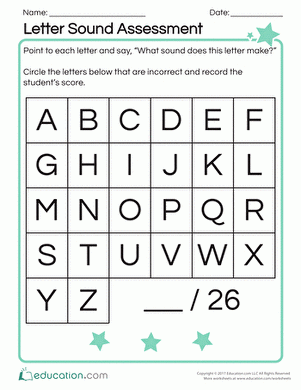 Assess Your Students Letter Sound Knowledge Using This Quick Alphabet 
