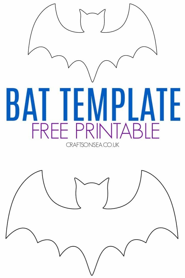 Bat Template Free Printable Pdf Artofit