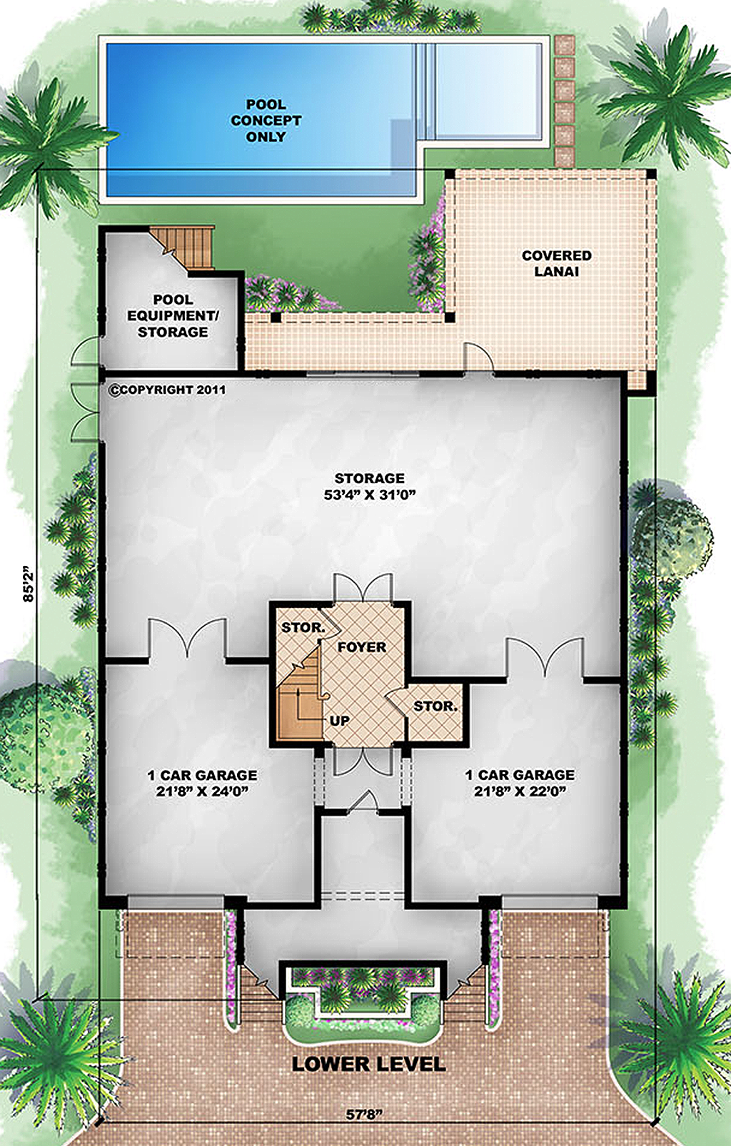 Beach Style House Plan 5 Beds 5 5 Baths 4435 Sq Ft Plan 27 456 