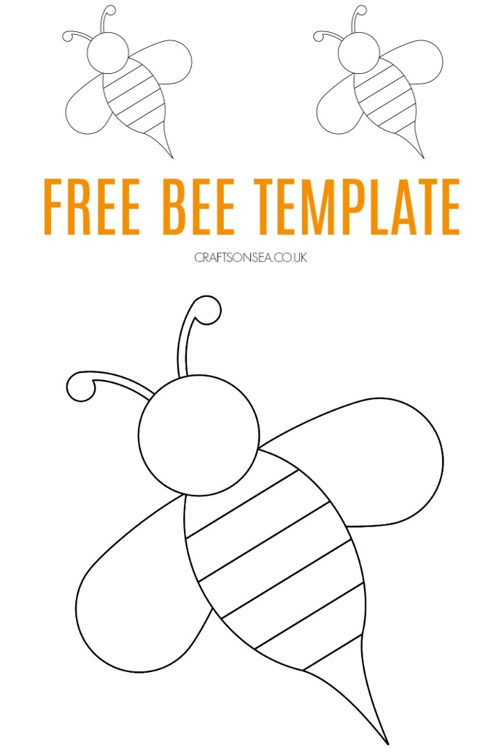 Bee Printable Template