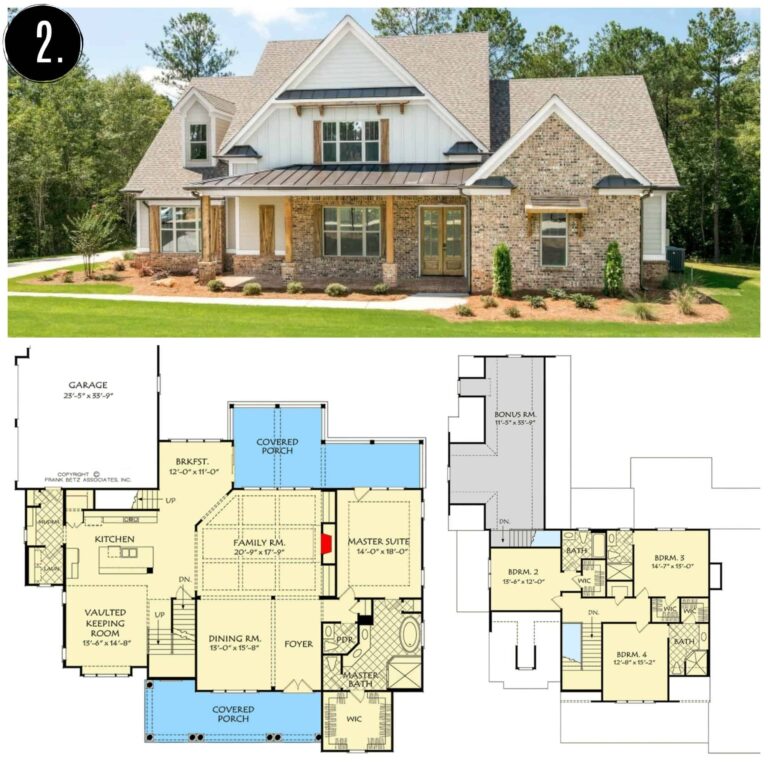 Big Farmhouse Floor Plan