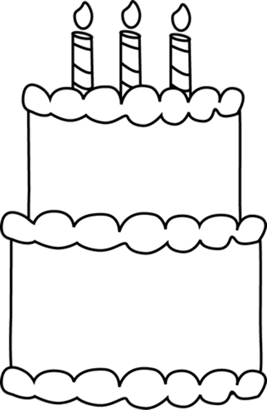 Birthday Cake Template Printable Birthday Cake Template Printable