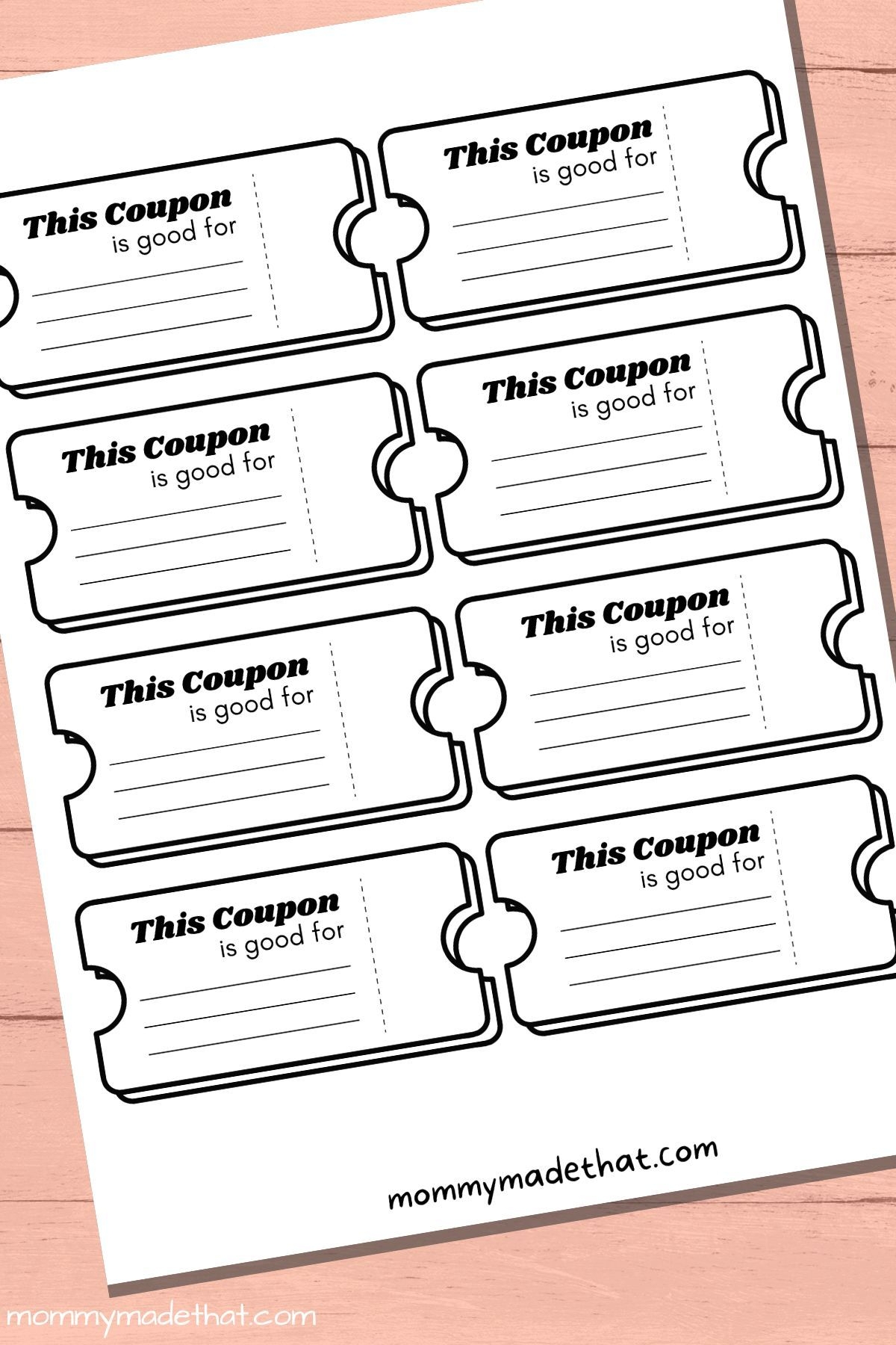 Blank Coupon Templates Printable Free Smart Template Maker