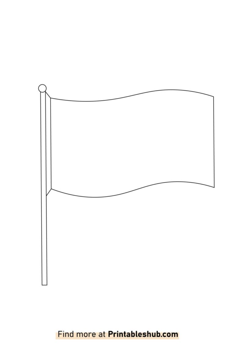 Blank Flag Template Printable Artofit