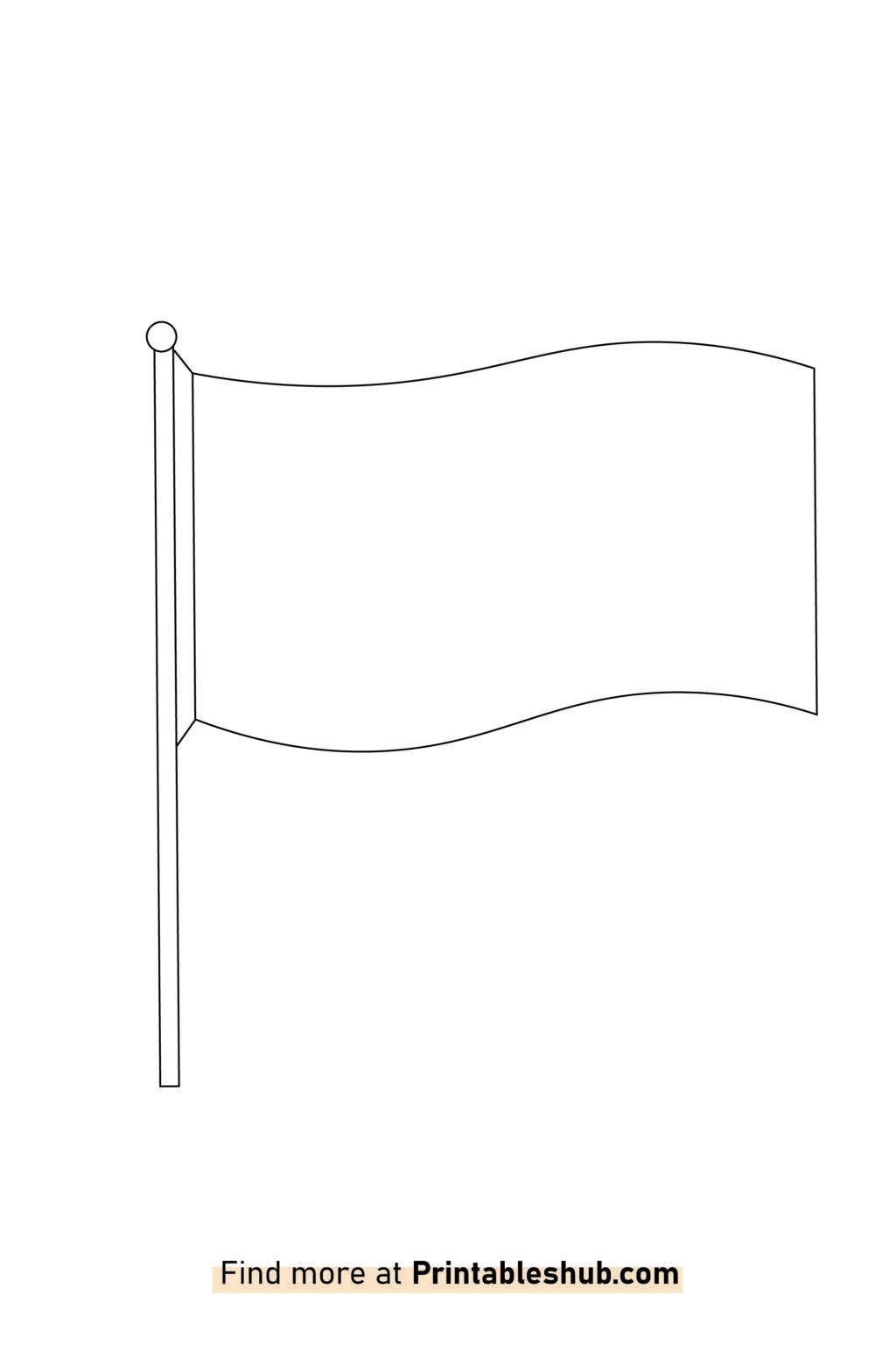 Blank Flag Template Printable Artofit