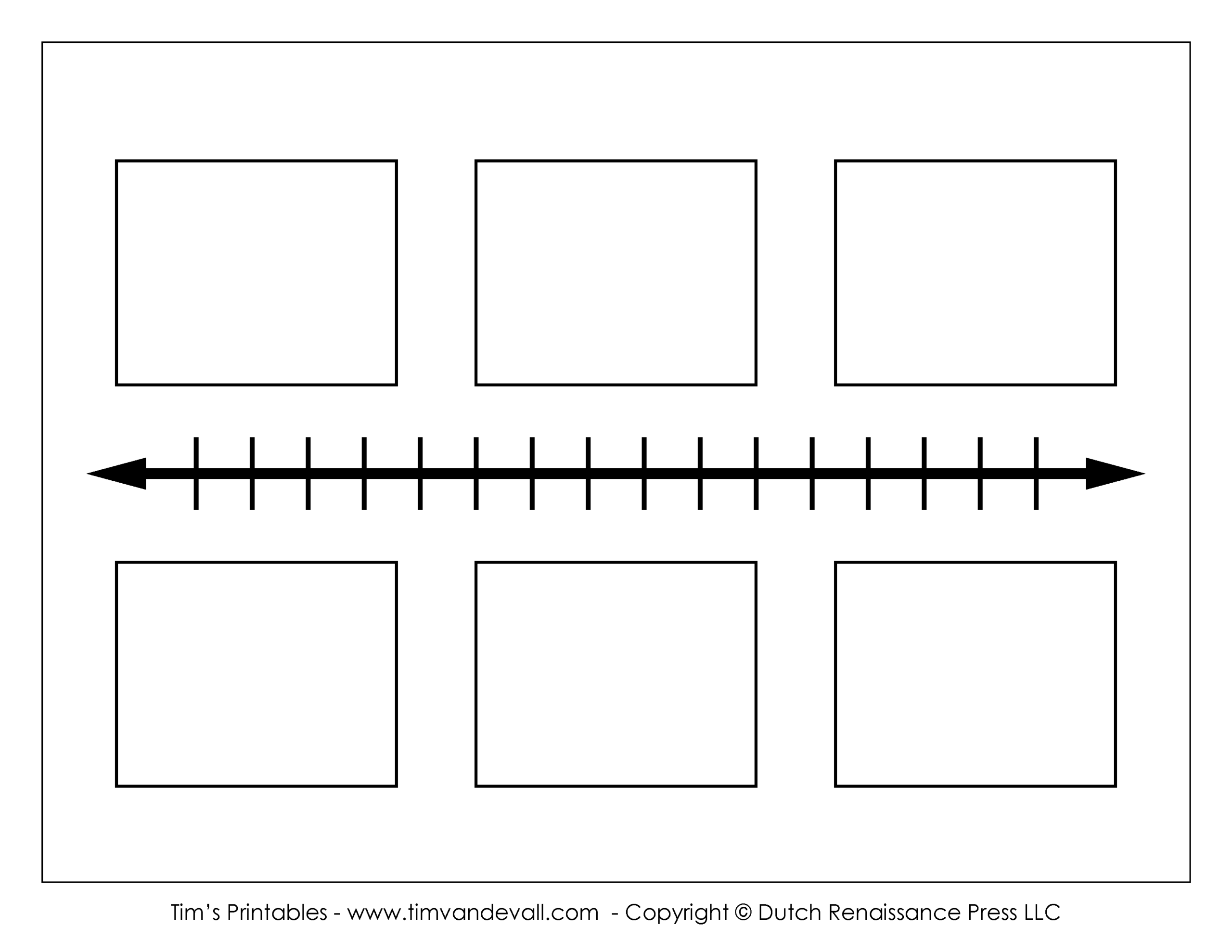 Blank Timeline Template Tim 39 s Printables