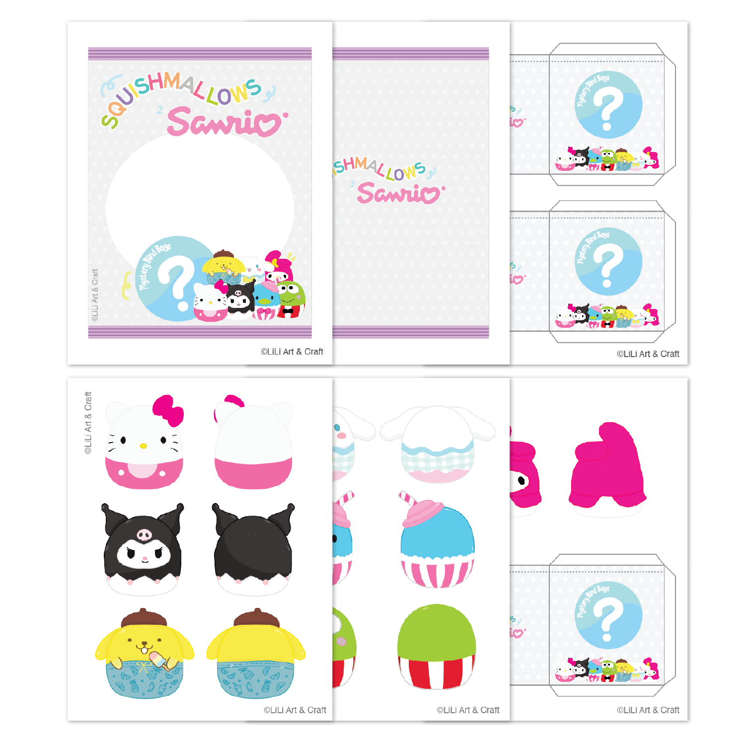 Blind Bag Printable Free Blind Bag Template