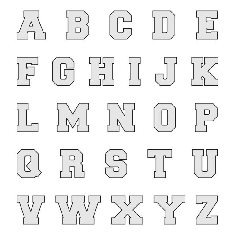 Block Alphabet Letters Printable Printable Free Templates