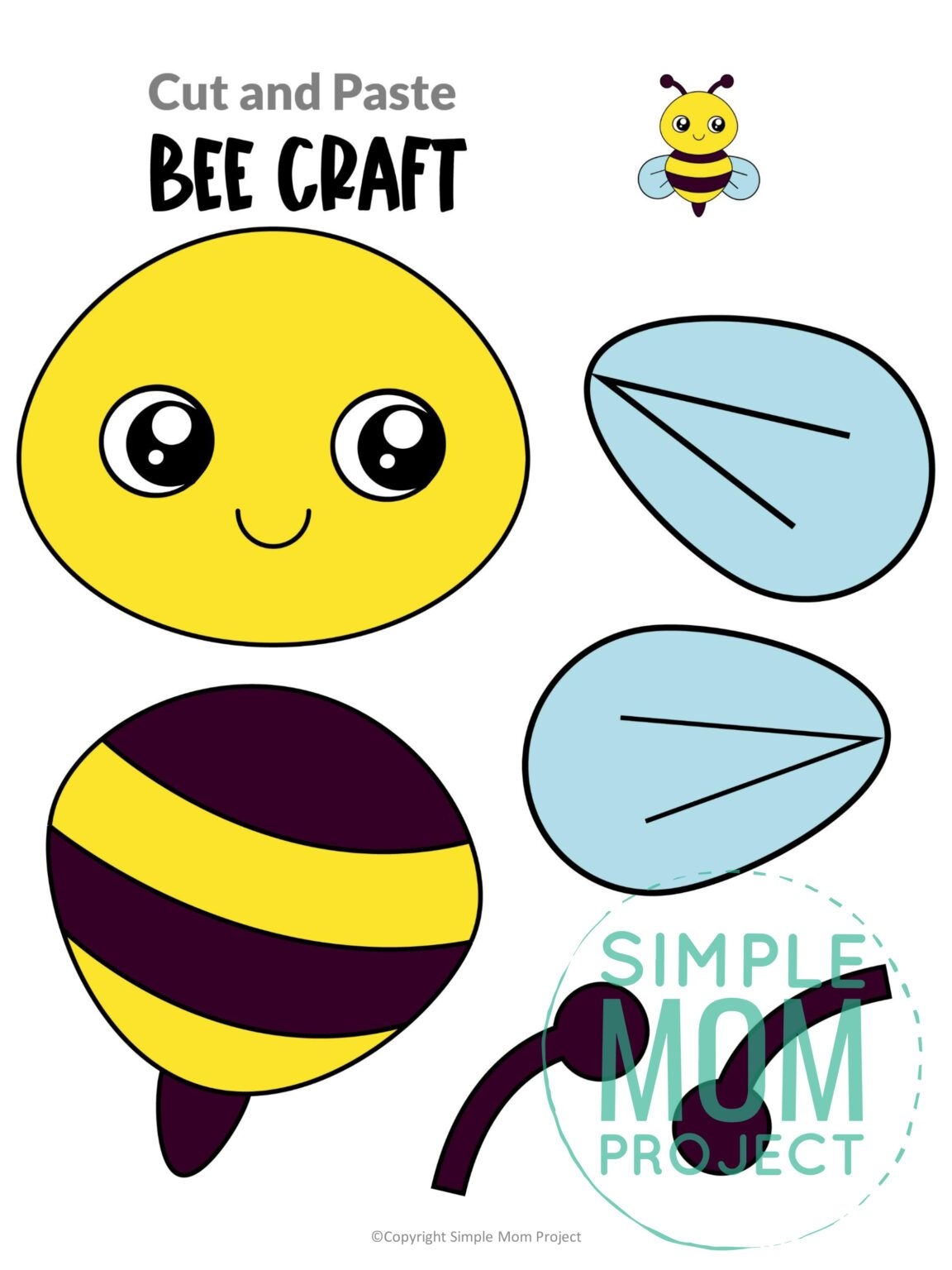 Bumble Bee Template Free Printable Printable Sight Words List