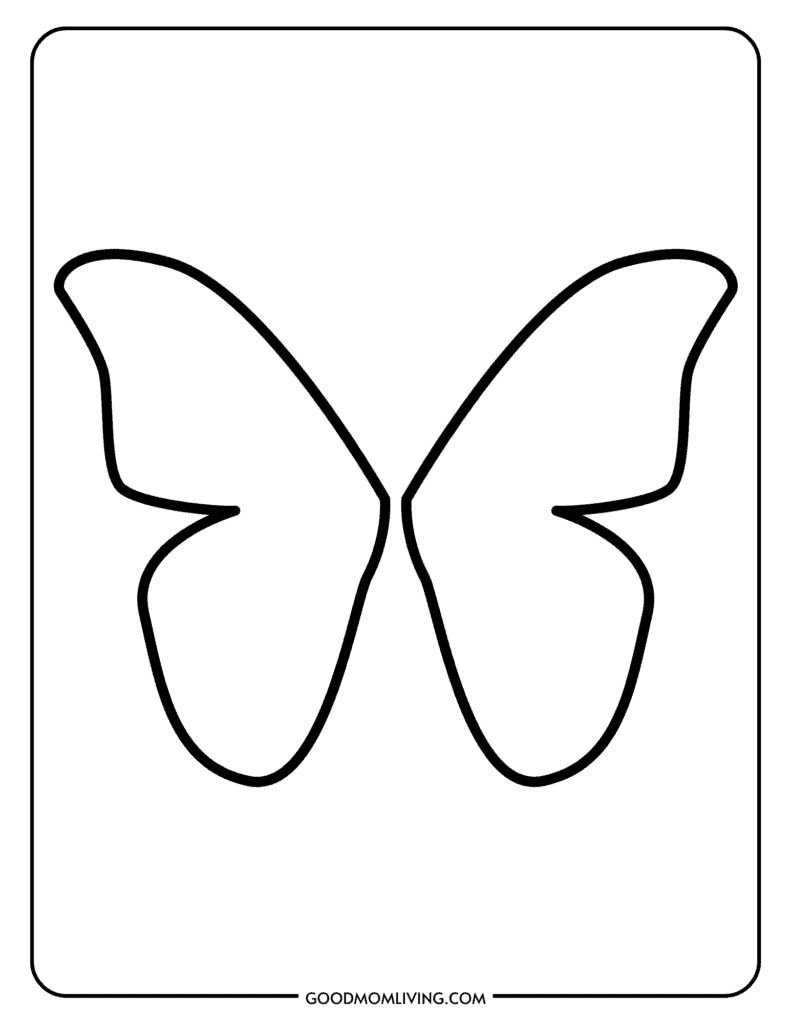 Butterfly Wing Template Printable Butterfly Wing Template Printable