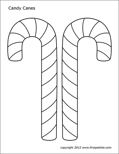 Candy Canes Free Printable Templates Coloring Pages FirstPalette