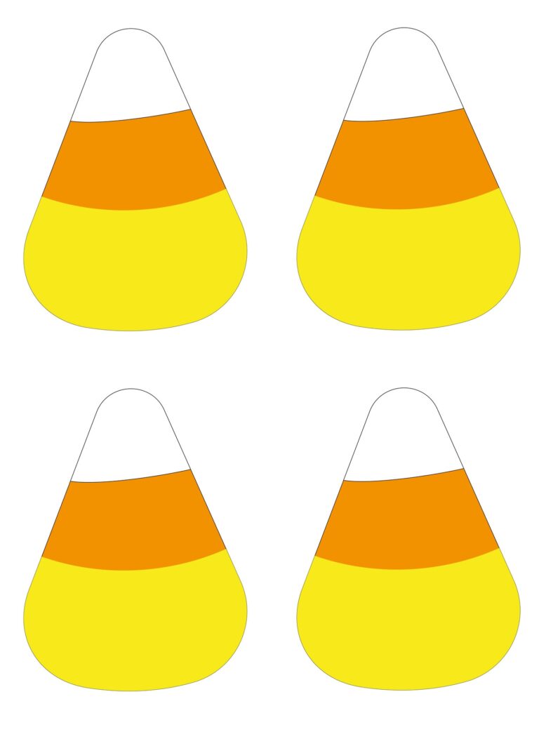 Candy Corn 14 Free PDF Printables Printablee