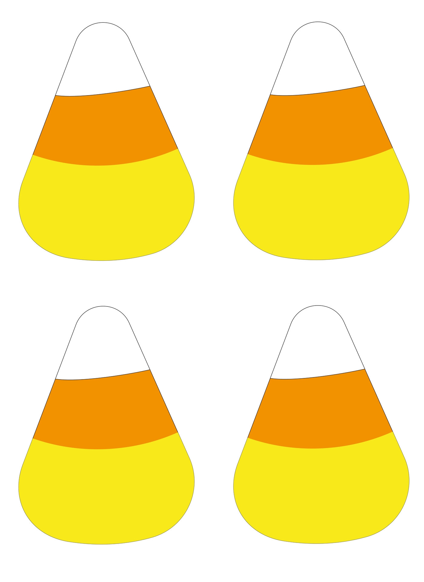 Candy Corn 14 Free PDF Printables Printablee