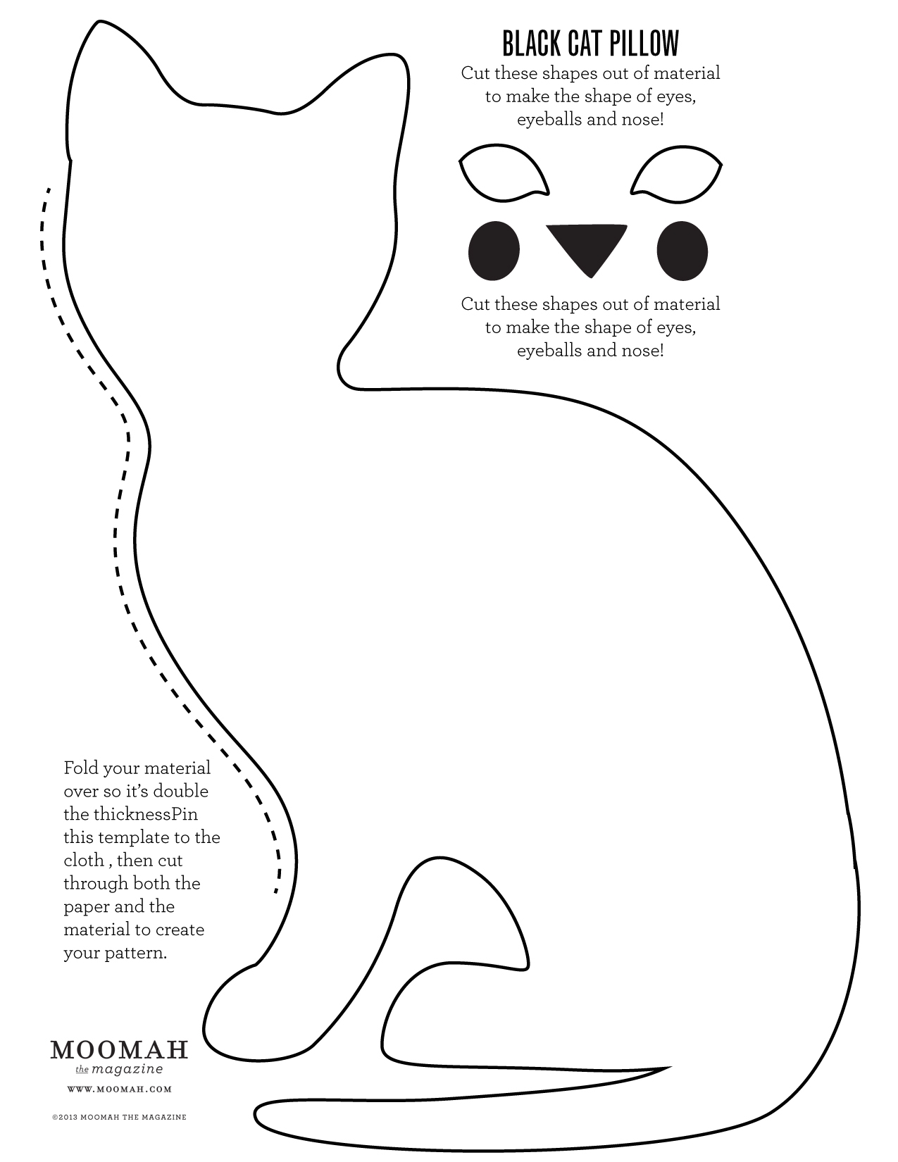 Cat Template Free Printable Templates For Crafts And DIY Projects