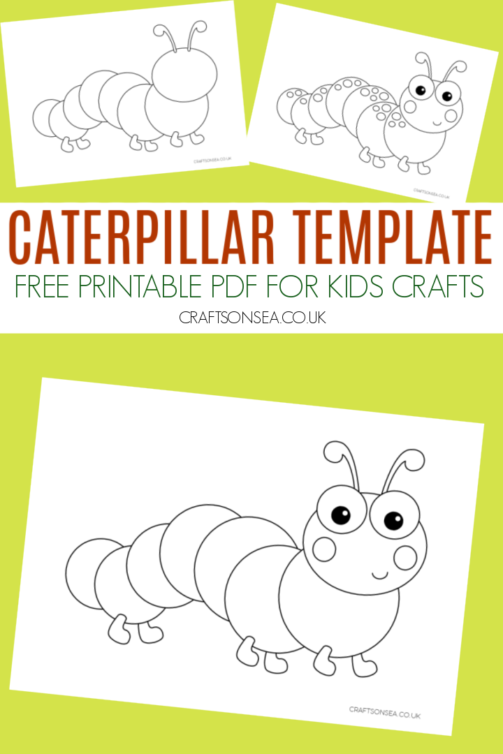Caterpillar Template Free Printable Artofit