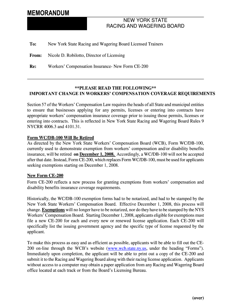 Ce 200 Form Printable