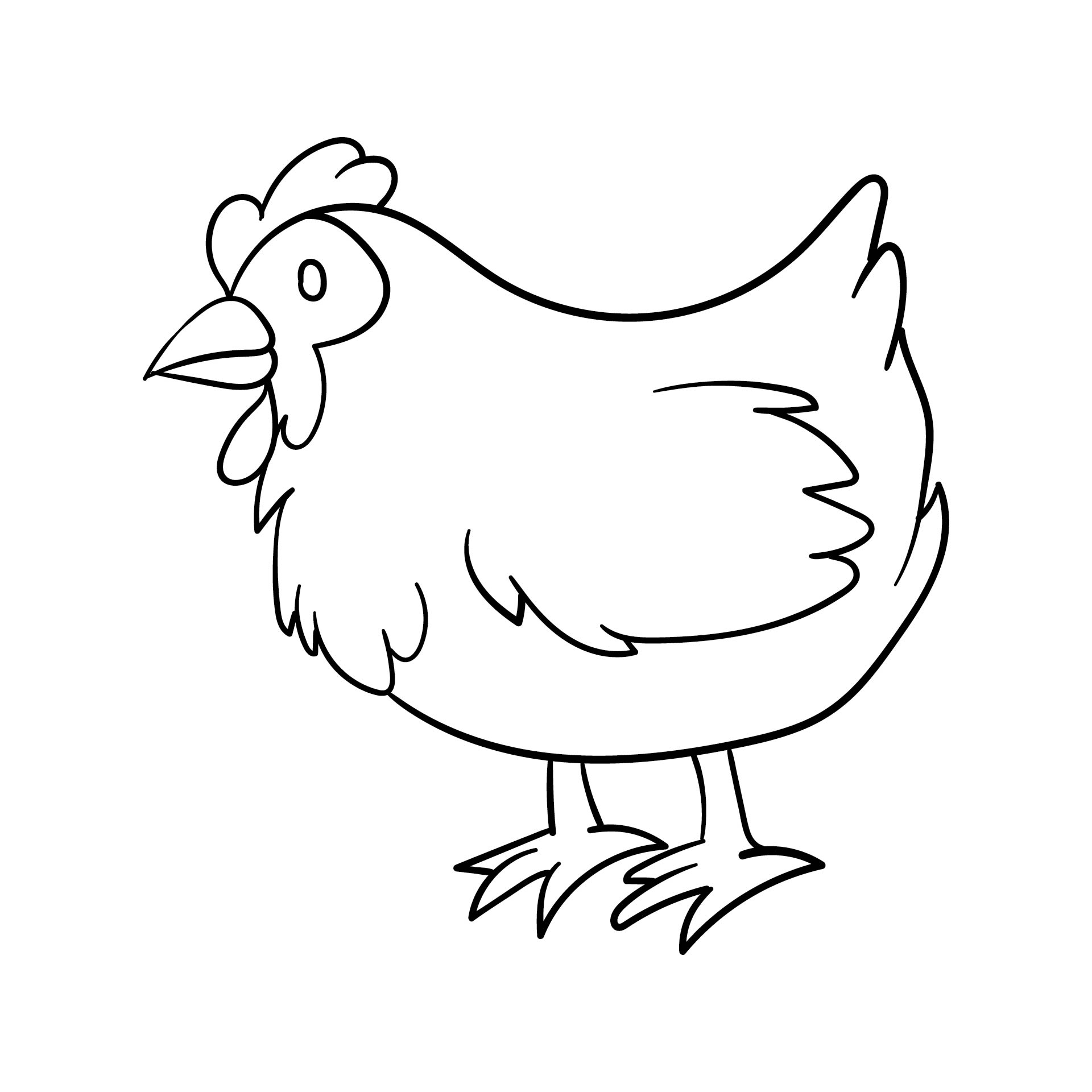 Chicken Stencils Free 10 Free PDF Printables Printablee