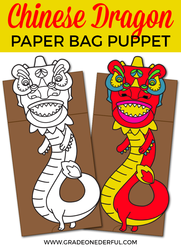 Chinese Dragon Puppet Template Chinese Dragon Puppet Template