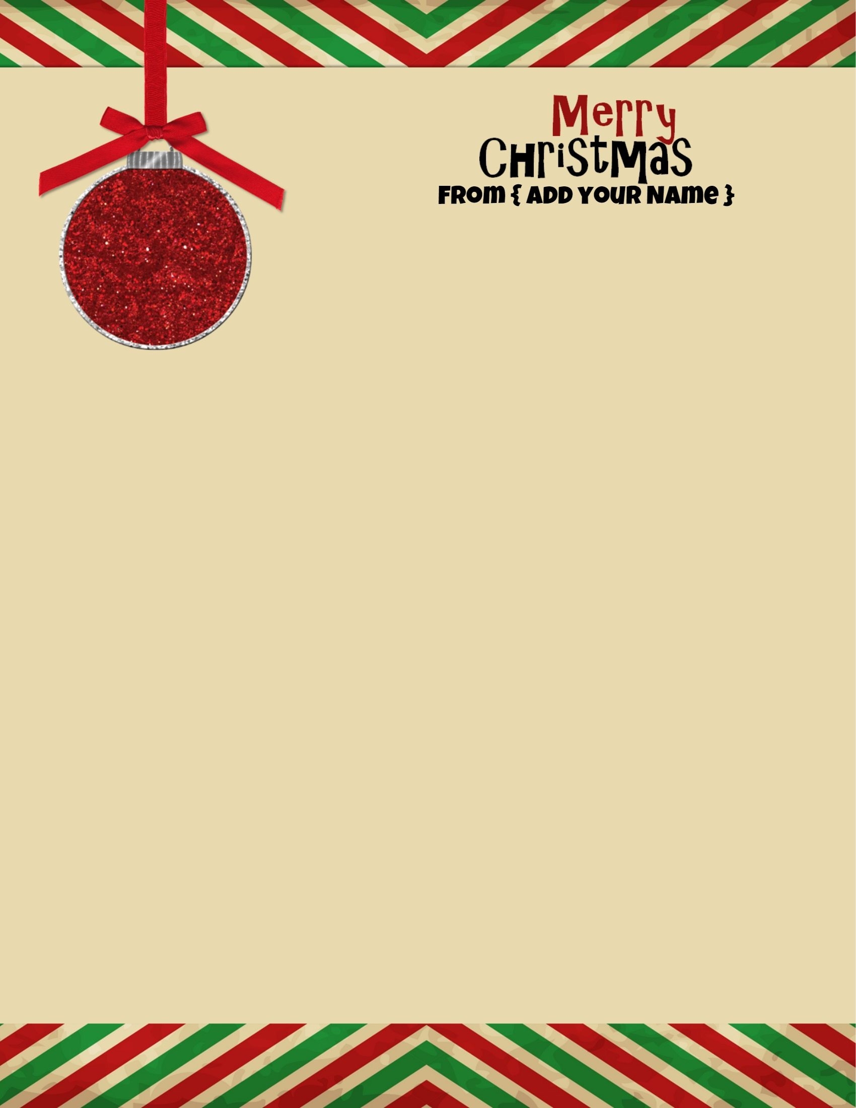 Christmas Letter Templates Free Printable Detrester Christmas Letter Templates Free Printable Detrester