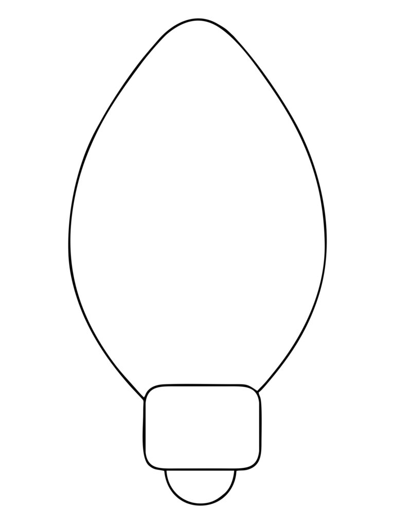 Christmas Light Template 15 Free PDF Printables Printablee