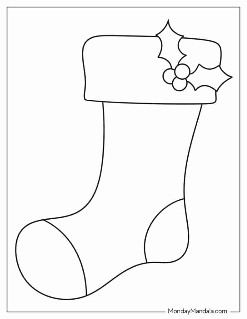Christmas Stocking Printable Templates