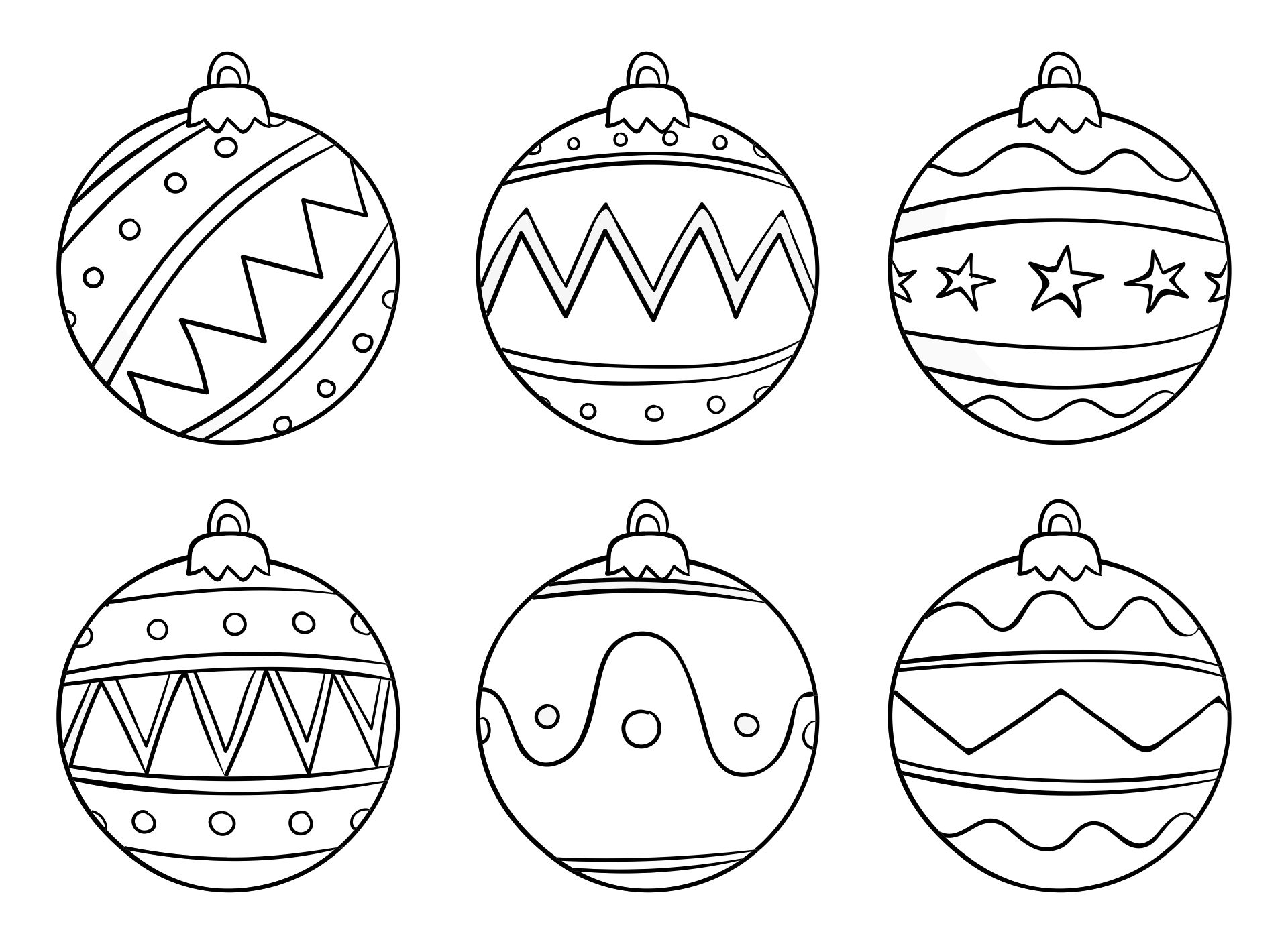 Christmas Tree Ornaments 15 Free PDF Printables Printablee