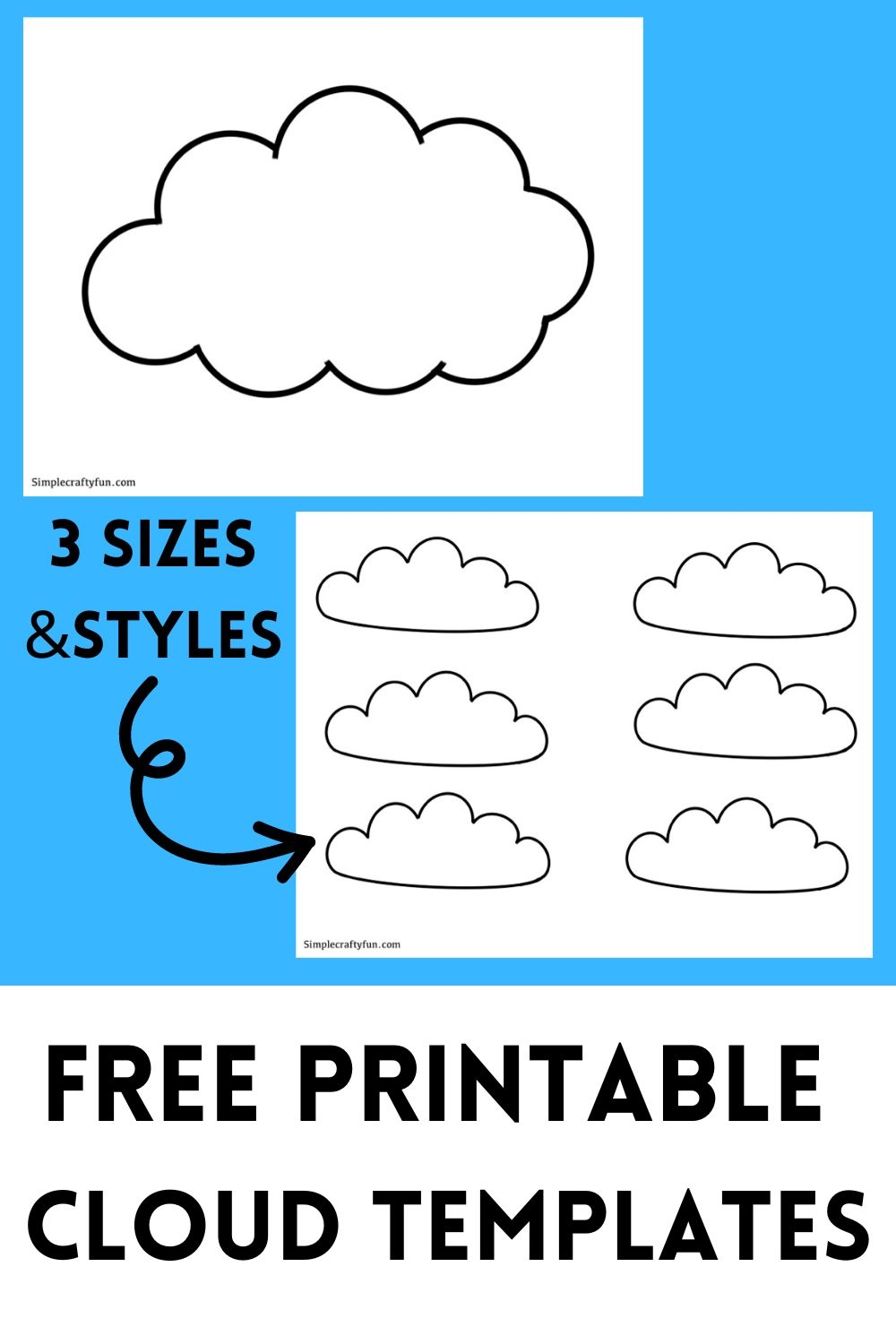 Cloud Template Free Printable Free Printable Cloud Template Free Printable Free Printable