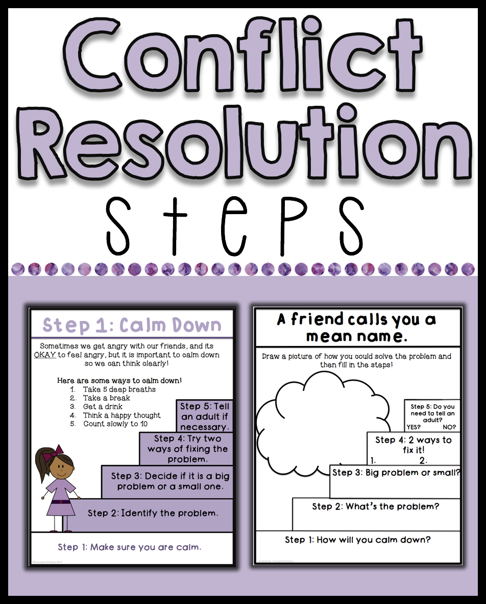 Conflict Resolution Free Worksheets