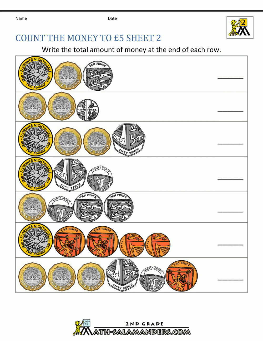 Count Money Worksheets Printables