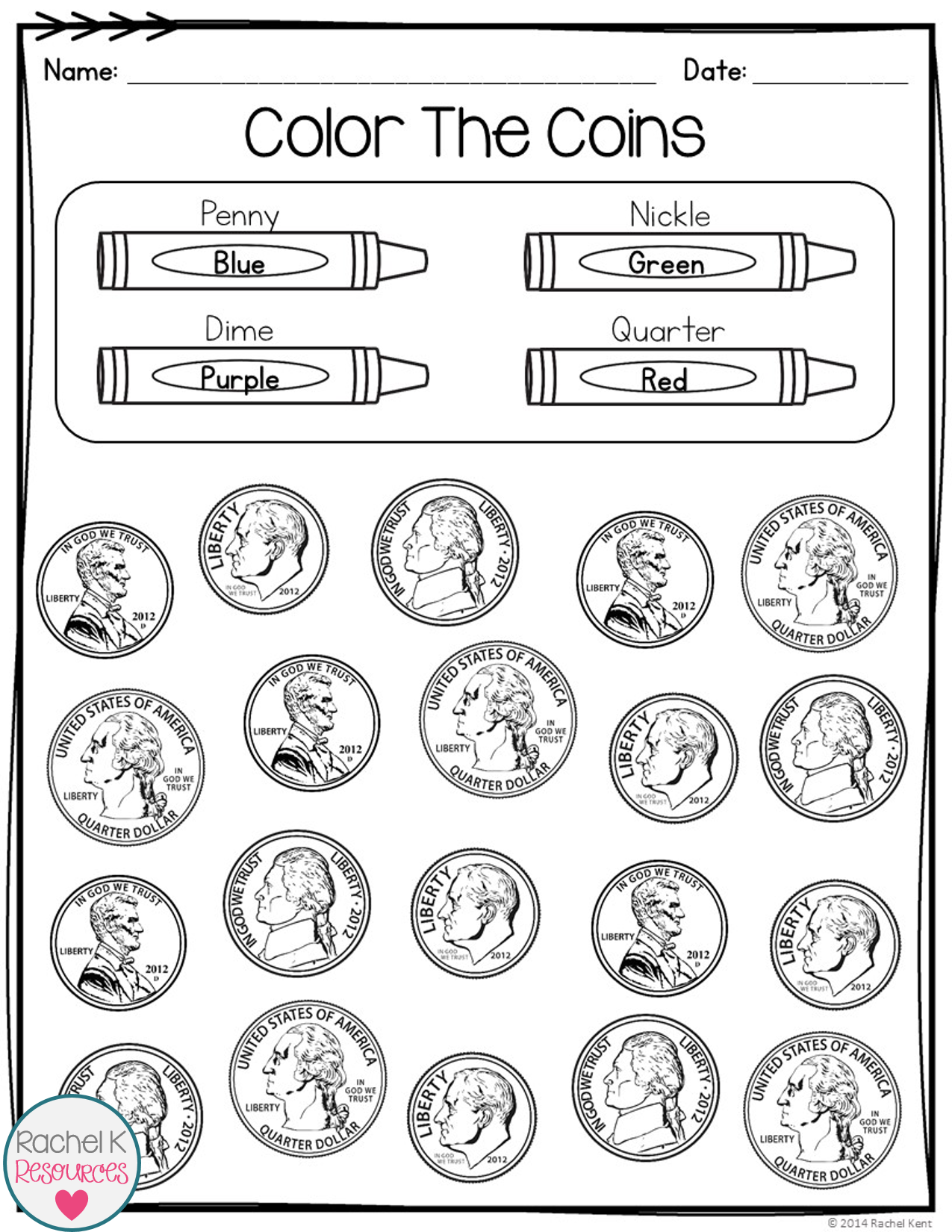 Counting Money Worksheet Kindergarten